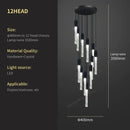 GobekUsa Crystal Bubble Chandelier Pendant Light - Modern Staircase Hanging Fixture