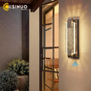 GobekUsa Crystal Bubble Glass LED Outdoor Wall Sconce for Porch and Garden