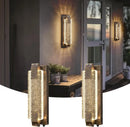 GobekUsa Crystal Bubble Glass LED Outdoor Wall Sconce for Porch and Garden