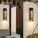 GobekUsa Crystal Bubble LED Outdoor Wall Lamp for Porch, Entryway & Garden