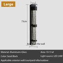GobekUsa Crystal Bubble LED Outdoor Wall Lamp for Porch, Entryway & Garden