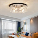 GobekUsa Crystal Flush Mount Ceiling Light for Elegant Home Decor