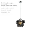 GobekUsa Crystal Grape Chandelier: Elegant Pendant Lighting for Living Room Dining Room Bedroom