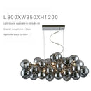 GobekUsa Crystal Grape Chandelier: Elegant Pendant Lighting for Living Room Dining Room Bedroom