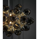 GobekUsa Crystal Grape Chandelier: Elegant Pendant Lighting for Living Room Dining Room Bedroom
