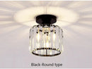 GobekUsa Crystal LED Ceiling Light for Home Decor, Modern Aisle Light Fixture for Bedroom Living Room