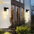 GobekUsa Crystal LED Outdoor Wall Light IP65 Waterproof Sconce for Balcony Garden