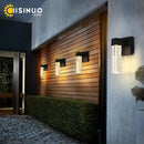 GobekUsa Crystal LED Outdoor Wall Light IP65 Waterproof Sconce for Balcony Garden