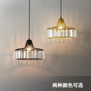 GobekUsa Modern Black Crystal LED Pendant Chandelier