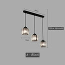 GobekUsa Crystal LED Pendant Chandelier for Dining Living Room Decor