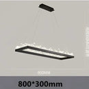 GobekUsa Crystal LED Pendant Lights: Modern Gold Black Industrial Lamp for Stylish Illumination