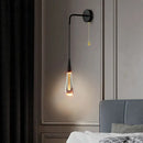 GobekUsa Crystal LED Wall Lamp: Elegant Bedside Lighting for Home Decor & Ambiance