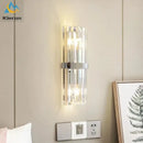 GobekUsa Crystal LED Wall Lights: Modern 40CM Bedroom Living Room Lamp