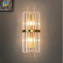 GobekUsa Crystal LED Wall Lights: Modern 40CM Bedroom Living Room Lamp