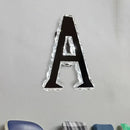 GobekUsa LED Modern Black Wall Lamp with A-Shaped Crystal Shade and Adjustable Light Temperature