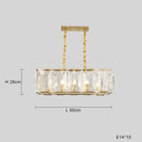 GobekUsa Black Crystal Pendant Chandelier for Home Decor Luxe Lighting