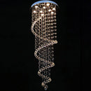 GobekUsa Crystal Staircase Chandelier Light Fixture | Luxury Hotel Villa Bedroom Hanging Lamp
