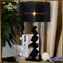 GobekUsa Black Crystal Table Lamp: Modern, Cozy & Romantic European Style