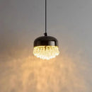 GobekUsa Crystal Tassel Chandelier for Bedroom Dining Room Bedside Glass Pendant Light