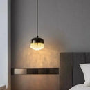 GobekUsa Crystal Tassel Chandelier for Bedroom Dining Room Bedside Glass Pendant Light