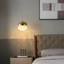GobekUsa Crystal Tassel Chandelier for Bedroom Dining Room Bedside Glass Pendant Light