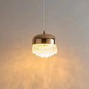 GobekUsa Crystal Tassel Chandelier for Bedroom Dining Room Bedside Glass Pendant Light