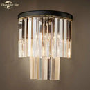GobekUsa Crystal Wall Lamp: Postmodern Luxury for Bedroom, Living Room, Hotel - Creative Indoor Lighting