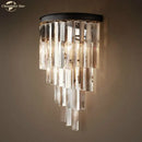 GobekUsa Crystal Wall Lamp: Postmodern Luxury for Bedroom, Living Room, Hotel - Creative Indoor Lighting