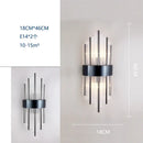 GobekUsa Crystal Wall Lamp: Modern Light Luxury for Living Room, Bedroom, and Corridor.
