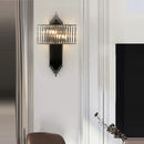 GobekUsa Crystal Wall Lamp: Modern Light Luxury for Living Room, Bedroom, and Corridor.