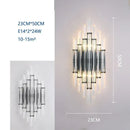 GobekUsa Crystal Wall Lamp: Modern Light Luxury for Living Room, Bedroom, and Corridor.