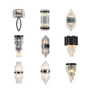 GobekUsa Crystal Wall Lamp: Modern Light Luxury for Living Room, Bedroom, and Corridor.