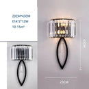 GobekUsa Crystal Wall Lamp: Modern Light Luxury for Living Room, Bedroom, and Corridor.