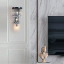 GobekUsa Crystal Wall Lamp: Modern Light Luxury for Living Room, Bedroom, and Corridor.