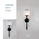 GobekUsa Crystal Wall Lamp: Modern Light Luxury for Living Room, Bedroom, and Corridor.
