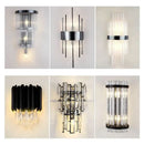 GobekUsa Crystal Wall Lamp: Modern Light Luxury for Living Room, Bedroom, and Corridor.