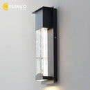 GobekUsa Crystal Outdoor LED Wall Light with PIR Motion Sensor, IP65 Waterproof Sconce Luminare