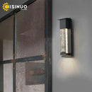 GobekUsa Crystal Outdoor LED Wall Light with PIR Motion Sensor, IP65 Waterproof Sconce Luminare