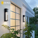 GobekUsa Crystal Outdoor LED Wall Light with PIR Motion Sensor, IP65 Waterproof Sconce Luminare