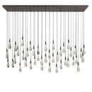 GobekUsa Crystal Water-drop Chandelier Light Fixture - Luxury Stairwell Decor