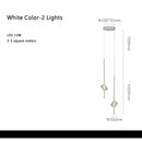 GobekUsa Cube Crystal Pendant Lamps for Bedroom and Living Room Décor