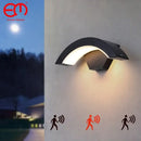 GobekUsa LED Waterproof Outdoor Wall Lights Sensor Lamp for Porch Garden Balcony
