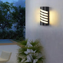 GobekUsa Modern Metallic LED Outdoor Wall Sconce in Black