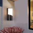 GobekUsa Modern Metallic LED Outdoor Wall Sconce in Black