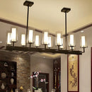 GobekUsa Cylinder Clear Glass Island Light - Traditional Pendant Lighting