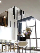 GobekUsa Cylindrical LED Staircase Chandelier Suspension Light - Modern Villa Water Pipe Fixture