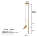 GobekUsa Black Chandelier Pendant Light for Bedroom, Bar, and Coffee Decor