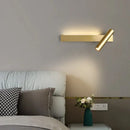 GobekUsa Copper Wall Light Nordic Style for Bedroom Bedside, Modern Minimalist Design