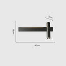 GobekUsa Copper Wall Light Nordic Style for Bedroom Bedside, Modern Minimalist Design