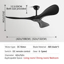 GobekUsa 3 Blade DC Motor Ceiling Fan with Remote Control